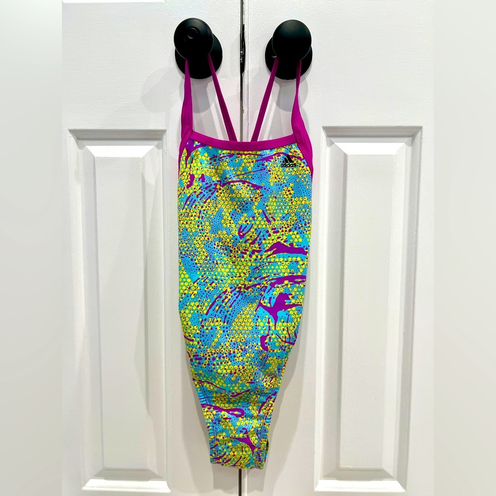 NWT adidas tie back swim suit size 26